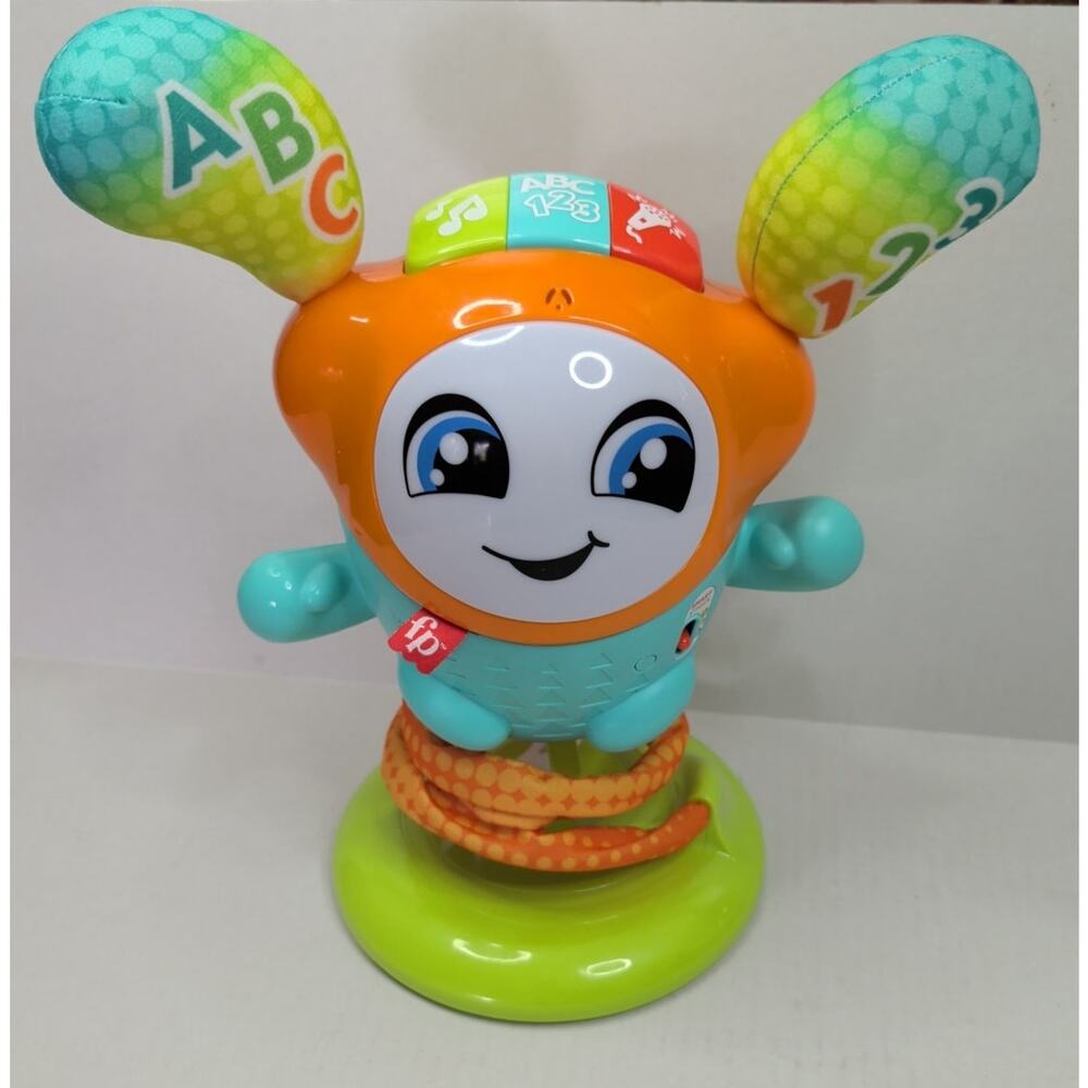 Fisher-Price DJ Bouncin' Beats Interactive Learning Toy Alphabet, Colors Numbers